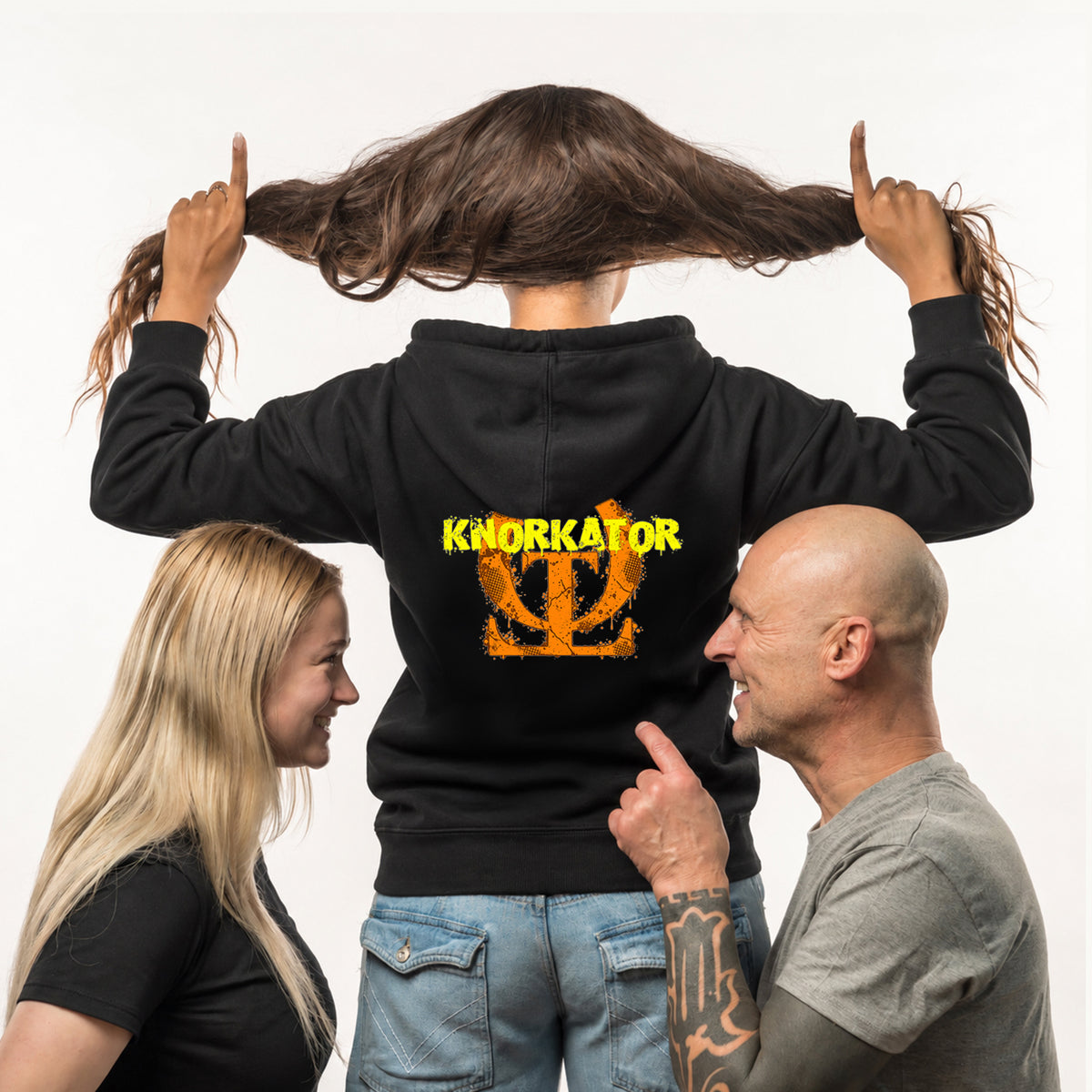Zähneputzen, Pullern und ab ins Bett (Band Karikaturen) | Hoodie (Unisex)
