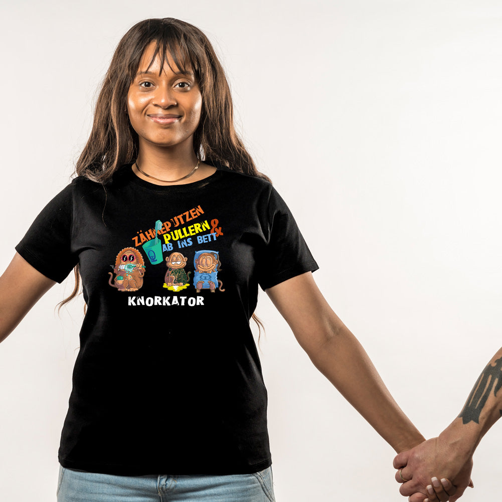 Knorkator (Comic Zähneputzen) Frauen T-Shirt