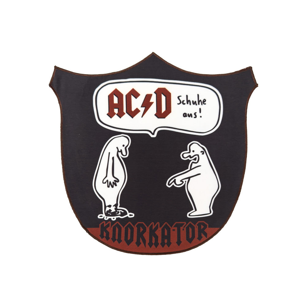 Knorkator (Schwarz AC/D Schuhe aus) Backpatch