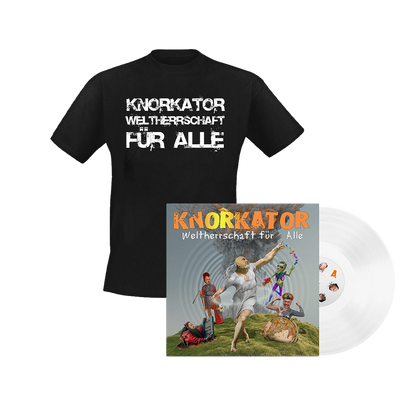 Weltherrschaft für Alle | Weißes Vinyl Bundle