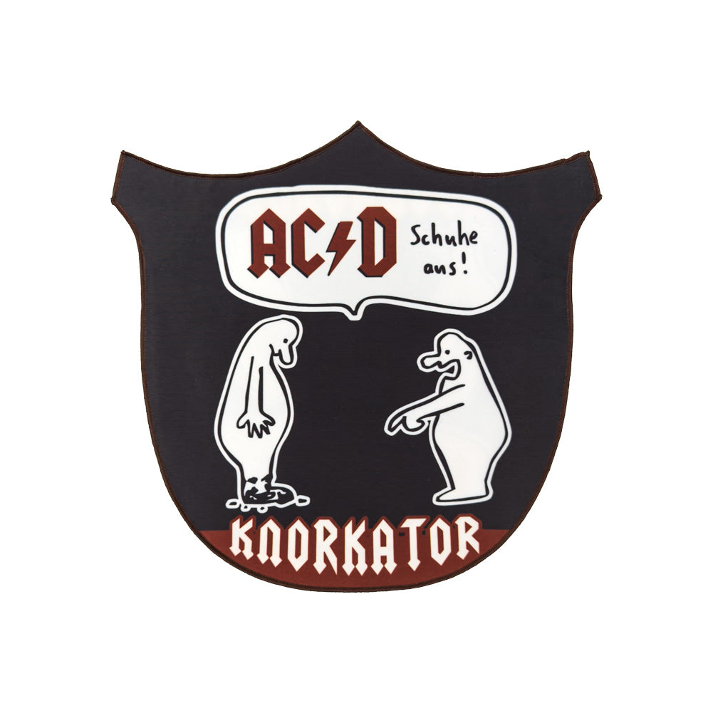Knorkator (Weiß AC/D Schuhe aus) Backpatch